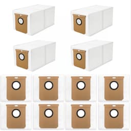12 Stuks Stofzakken Geschikt voor Eufy L60 SES, L60 Hybrid SES & L50 SES - 2,5L Stofzuigerzakken voor Self-Empty Station — thumbnail 1
