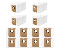 12 Stuks Stofzakken Geschikt voor Eufy L60 SES, L60 Hybrid SES & L50 SES - 2,5L Stofzuigerzakken voor Self-Empty Station