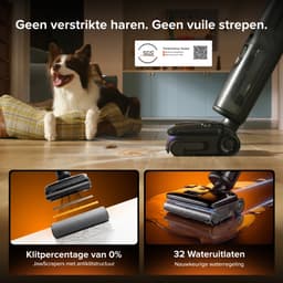 Roborock F25 Steam-Vloerreiniger-Nat Droog Stofzuiger-draadloos-Elektrische dweil-180 °C stoommop-80 min gebruiksduur-25000 Pa zuigkracht-Heteluchtdroging op 95 °C-Anti-klit technologie — thumbnail 2