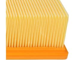 vhbw plat geplooid filter F7, vervanging voor Kärcher 6-904-360.0, 6-907-455.0 stofzuigers.