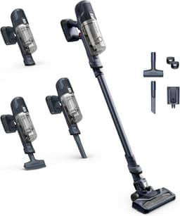 Draadloze steelstofzuiger - Lichtgewicht reiniger - Efficiënt schoonmaken - Tot 45 minuten looptijd - 100 Watt motor - Blauw — thumbnail 1