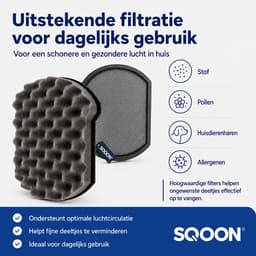 SQOON® Filter geschikt voor Bosch BGC41.. , BGS41... Serie 6 - Siemens VSX41... series - Model 12027209 — thumbnail 2