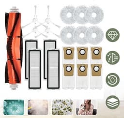 Vervangende accessoireset voor Mijia All-in-One Robot D10 Plus/D10s Plus/L10 Plus - 21 stuks - Compatibel met Dreame X10 Robotstofzuiger — thumbnail 2