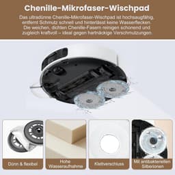 Accessoireset voor Mova E40 Ultra Robotstofzuiger - 24 Delen - Inclusief Hoofdborstel, Stofzakken en HEPA-filters - ShopVlot — thumbnail 3