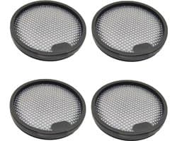 Vier wasbare Geschikt voorfilters Geschikt voor de handstofzuigers uit de Dreame T10, T20, T30, R10 en R20 serie, en accessoires Geschikt voor de handstofzuigers uit de Xiaomi G9 en G10 serie.