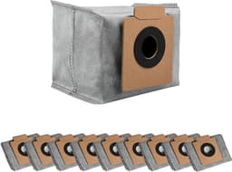 10 stofzakken voor Eufy Clean X8 Pro / X10 Pro Omni robotstofzuiger, geschikt voor zelfreinigend station, vervangende zak, accessoires, stofzuigerzakken, reserveonderdelen — thumbnail 1