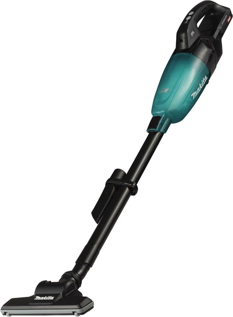 Makita CL001GZ04 | Steelstofzuiger | 40 V Max | Zwarte uitvoering met blauwe transparante capsule | Body | zonder accu's en lader — afbeelding 1