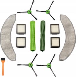 FILTER FILTERS MOP KIT vervanging voor iRobot Roomba COMBO J7 J7+ J9 J9+ PLUS - Inhoud verpakking: 4 stuks x zijborstels met schroeven 4 stuks x Hepa filters 2 stuks x walsborstels 2 stuks x mop 1 borstel - Hoogwaardige vervanging — thumbnail 1