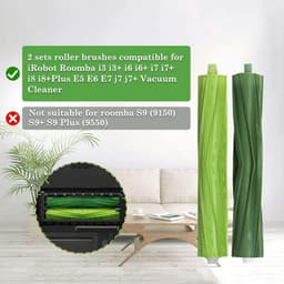 Geschikt voor 2 Set vervangende rubberen rolborstels compatibel met iRobot Roomba e i en j-serie i3 i3+ i6+ i7 i7+ i8+ Plus E5 E6 E7 j7 (7150) j7+ (7550) stofzuigeraccessoires — thumbnail 3