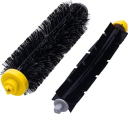 Sillar, accessoireset voor schoonmaakrobot, vervangingen, geschikt voor iRobot Roomba 600-serie, 3x HEPA filter, 1x hoofdborstel, 1x rolborstel, 3x zijborstels, 2x schoonmaakmiddel, 10st — thumbnail 2