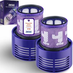 DEGG® - Hepa Filter Geschikt voor Dyson V10 - Wasbaar - Vervangt Dyson V10 Filter - Onderdelen - Duurzaam - Premium Kwaliteit - 2 STUK(S) CONTROLEER UW MODEL ! — thumbnail 1