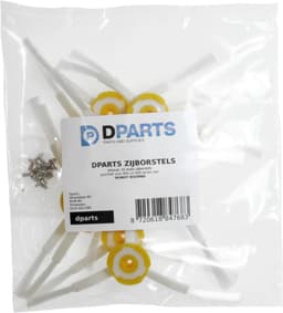 10x Dparts zijborstel geschikt voor iRobot Roomba - voor 800-900 series - borstel vervangingsset robotstofzuiger - voor series 805 865 870 871 876 880 886 895 896 960 965 966 980 — thumbnail 2
