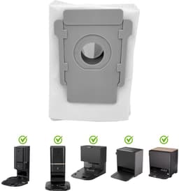 iRobot Roomba 'i', 'j' en s9 Serie Stofzakken (3 Stuks, Plus.Parts® alternatief voor 4626194 / 4640235) — thumbnail 2