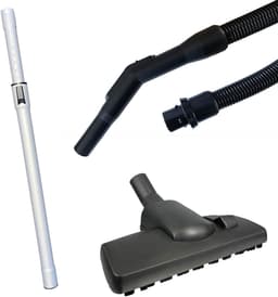 Multaparts® hulpstukken set geschikt voor Nilfisk GD1000 / VP300 series combi zuigmond, complete stofzuigerslang (3 meter), telescoop zuigbuis | Vervang alle hulpstukken in 1 keer | Hoge kwaliteit alternatieve onderdelen voor een set-prijs — thumbnail 1