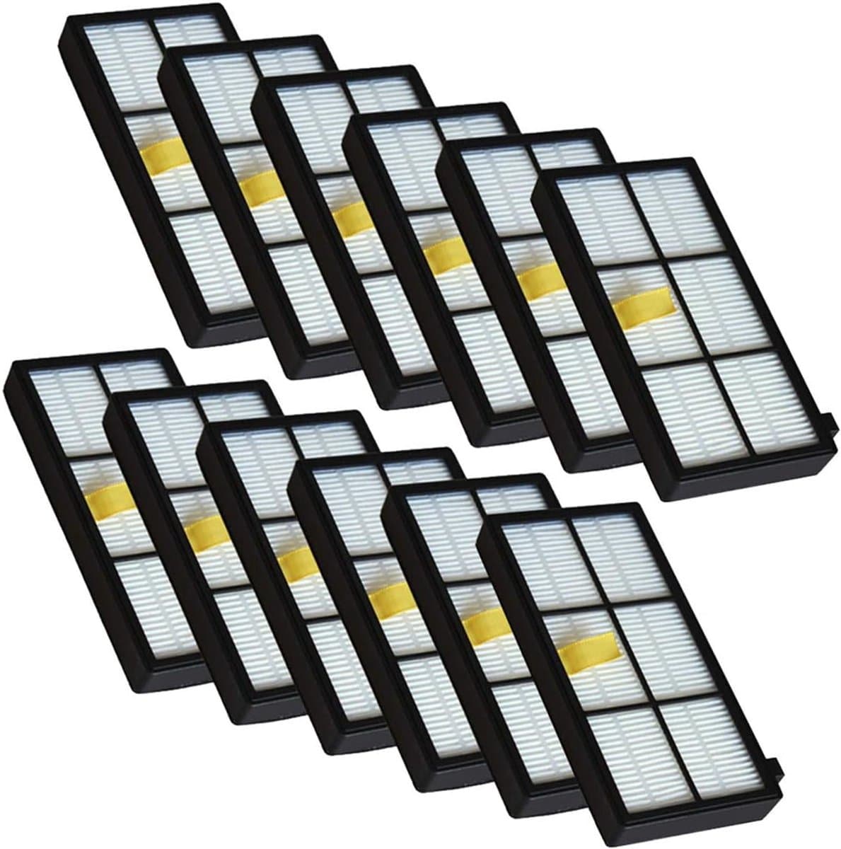12 stuks HEPA-filters Geschikt voor iRobot 800 900 serie 870 880 980 stofzuiger accessoires onderdelen vervanging — afbeelding 1