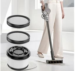 filter compatibel met Xiaomi G10 - G9 - Dreame T20 - T10 - T30 - R10 - R20 - T20 Pro HEPA - set bevat een set van 3 filters: 2 stuks schuimrubber + 1 HEPA-uitlaatfilter. De vervanging is net zo goed als het origineel. — thumbnail 5