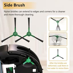 PolkaHome® vervangingsset geschikt voor iRobot Roomba Combo Essential Y0110 Y0112 Y0140 Y0510 Combo 2 Essential, IRobot Roomba 105 Combo, Q0120 Y0140 Y0110 Q011, Accessoires, onderdelen — thumbnail 3