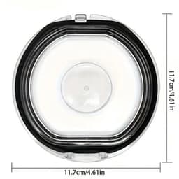 Vervangende Stofzuigerdeksel voor Dyson V7 & V8 – Transparant Deksel met Rubberen Afdichtring – Duurzaam Kunststof – Compatibel met V7/SV11 en V8/SV10 Modellen — thumbnail 4