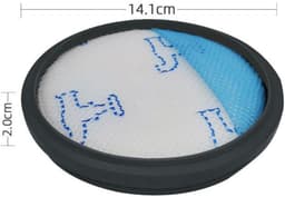 EXCITAT HEPA-filter voor stofzuigers - Accessoires voor stofzuigers - Voorfilter + Achterfilter - Geschikt voor Haoyunda ZR904301 RO2981 stofzuiger — thumbnail 5