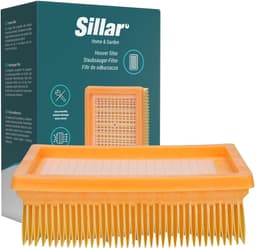 Sillar, stofzuigerfilter, uitlaat, HEPA, geschikt met Karcher WD4, WD5, WD6, MV4, MV5, MV6 stofzuigers, vervanging voor filters 2.863-006.0, 2.863-005.0, 16x10.2x5 cm, 2 stuks — thumbnail 5