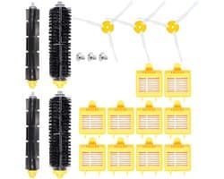 Accessoire Geschikt voor iRobot Roomba 700 Series 760 770 780 790 Stofzuiger Reserveonderdeel Reserve Borstels Kit met 10 Filters 3 zijborstels 2 borstelborstels 2 flexibele klopperborstels