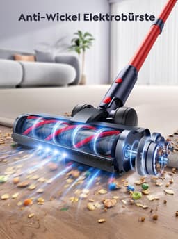 RFWR® Draadloze Accustofzuiger met 45000Pa Zuigkracht en 60 Min Accuduur – Ideaal voor Harde Vloeren en Huisdierenharen — thumbnail 5