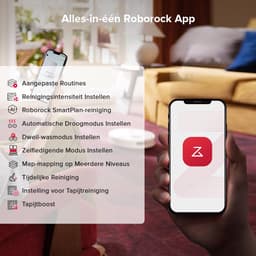 Roborock Qrevo 5AE robotstofzuiger - 12000Pa - met dweilfunctie - Dual anti-verstrengeling - FlexiArm Mop - Mop lift - Reactive Tech Obstacle Avoidance - Zelfreinigend - Multifunctioneel dockingstation(Qrevo S5V) — thumbnail 5