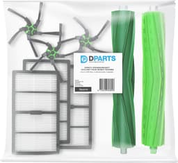 Dparts vervangingsset geschikt voor iRobot Roomba - voor S9 en S9+ - 3x HEPA filter - 3x zijborstel - 2x rubberen borstels - robotstofzuiger onderdelen - vervangkit - nr. 4655986 — thumbnail 2