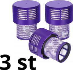 3 x Wasbaar filter vervanging voor de Dyson V10 Cyclone, Dyson V10 Absolute, Dyson V10 Animal stofzuiger. Vervanging voor filter 969082-01, 3 stuks. Een vervanging die net zo goed is als het origineel. — thumbnail 1