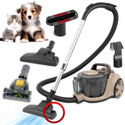 AG Stofzuiger Zonder Zak - Stofzuigers - Vacuum Cleaner Zakloos - Geschikt Voor Dierenharen - Sterke Zuigkracht - HEPA Filter - Compact, Licht & Krachtig - Gemakkelijk Schoon Te Maken - Champagne Edition — thumbnail 1