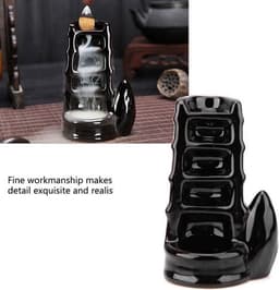 Keramische Rook Backflow Wierook Houder - Waterval Wierook Kegels - Aromatherapie Ornament Home Decor (#5) . — thumbnail 4