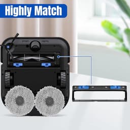 Vervangende Hoofd Rollenborstel Deksel - Geschikt voor ECOVACS DEEBOT X2/X2 Pro/X2 Omni/X2 Combo — thumbnail 3