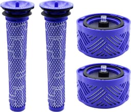 EGoods - 4-pack stofzuigerfilters compatibel met Draadloze Stofzuiger - Reinigingsset voor Dyson V6 - HEPA Filters - Vervangende Onderdelen — thumbnail 2