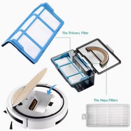 10st Voorfilter Gaasfilters Zijborstels voor Medion MD 18500/ 18600/ MD18501/ MD16192 Stofzuiger Vervangende Accessoires — thumbnail 2
