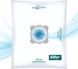 Sillar 12x stofzuigerzakken, synthetisch, anti-allergeen, 3 filterlagen - vervanging voor WB3051 WB305140 WB406120 - geschikt voor stofzuigers Rowenta Silence Force Extreme Intenso, Tefal X-Trem Power — thumbnail 3