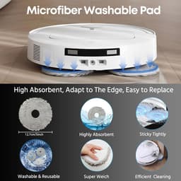Accessoires gescht voor Ecovacs Deebot T50 Pro Omni / T50 Omni / T50 Max /T50 Pro stofzuiger, reserveonderdelen, accessoireset 1 hoofdborstel, 4 filters, 6 reinigingsdoeken, 6 stofzakken, 6 — thumbnail 4