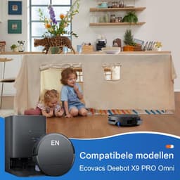 GELLDG 20-delige accessoirekit geschikt voor Ecovacs Deebot X9 PRO Omni / X11 PRO Omni robotstofzuigers - inclusief 1 hoofdborstel, 6 stofzakken, 2 dweilborstels, 4 filters, 6 zijborstels en 1 reinigingsborstel — thumbnail 2