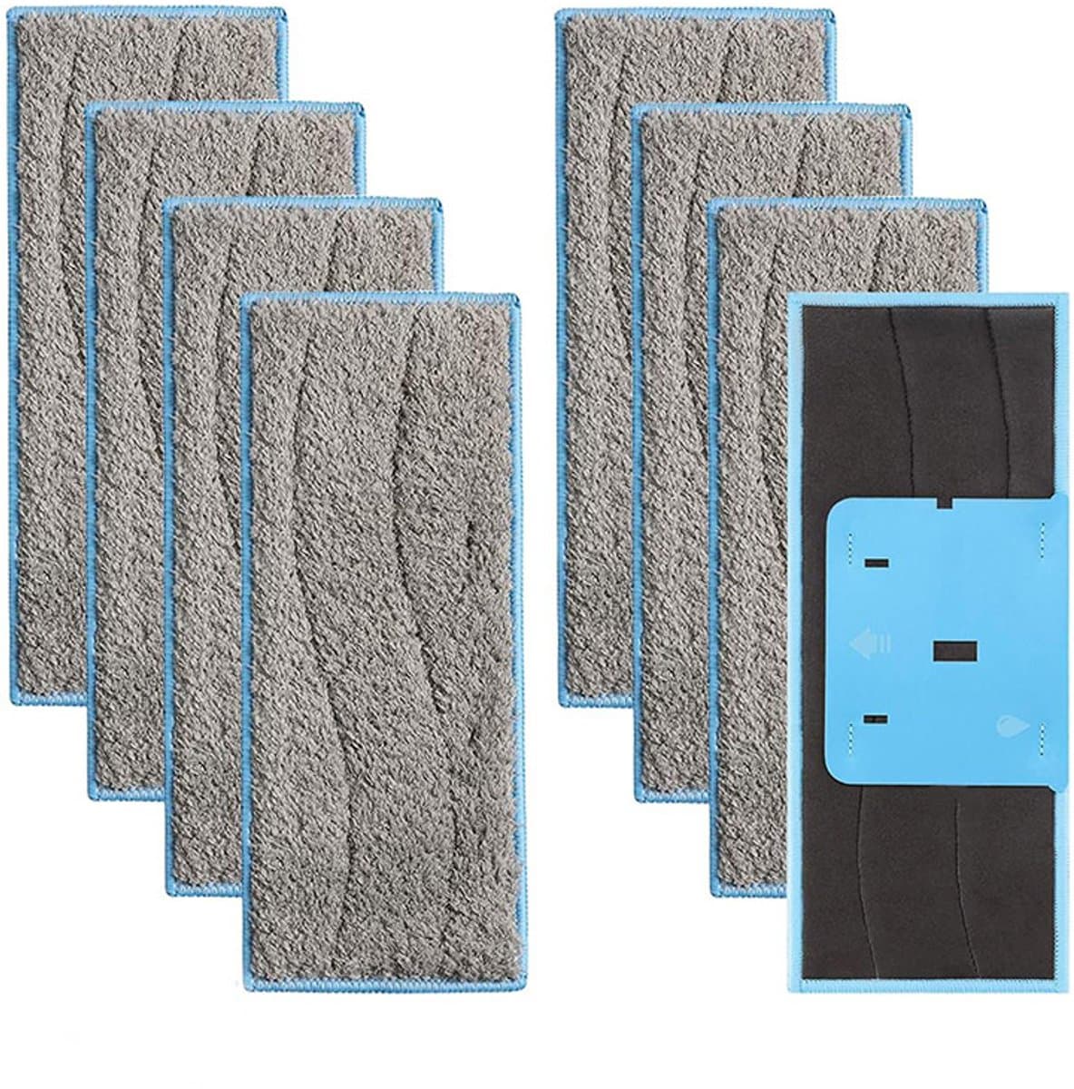 8-pack Dweilen Microvezel geschikt voor iRobot Braava jet M6 - Stofzuiger onderdeel - Dweildoeken - Microvezeldoekjes Schoonmaak - Pads voor nat dweilen - Mchoonmaakdoekjes — afbeelding 1