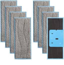 8-pack Dweilen Microvezel geschikt voor iRobot Braava jet M6 - Stofzuiger onderdeel - Dweildoeken - Microvezeldoekjes Schoonmaak - Pads voor nat dweilen - Mchoonmaakdoekjes — thumbnail 1