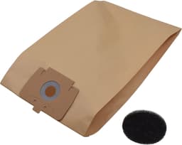Geschikt voor HAKO. 10 stuks. Stofzuigerzakken 7216 voor Supervac 100, + motorfilter, Papier. COVAKO Merk — thumbnail 1