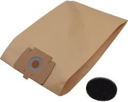 Geschikt voor HAKO. 10 stuks. Stofzuigerzakken 7216 voor Supervac 100, + motorfilter, Papier. COVAKO Merk