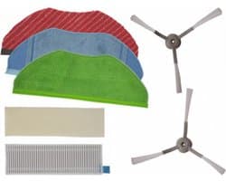 ACCESSOIRESSET (VERVANGINGSSET) SET VAN 6 STUKS VOOR O.A. ROWENTA, TEFAL ROBOTSTOFZUIGER ZR793000