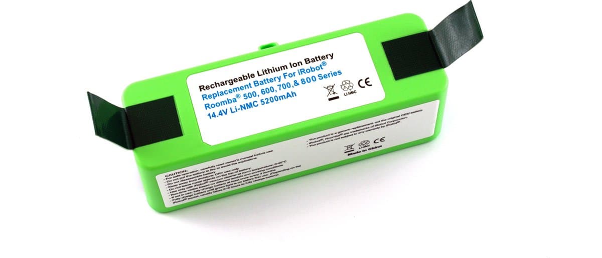 Lithium ion accu, batterij, 5200 mAh, voor iRobot Roomba 900 reeks — afbeelding 1