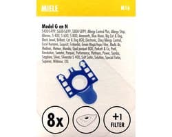 EASYFIKS - STOFZUIGERZAK- MIELE GN -S400-600 8 STUKS - 09917730