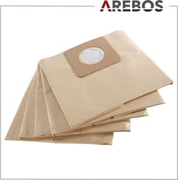 AREBOS 5x Stofzuigerzak geschikt voor industriële stofzuiger 1600W — thumbnail 1