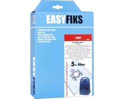 Easyfiks A12 stofzuigerzakken geschikt voor AEG GR28, Vampyr CE series - 5 stuks + 1 filter