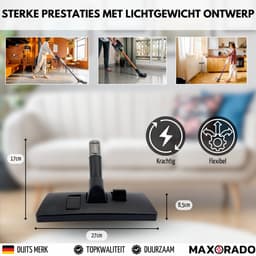 Maxorado Combimondstuk - vloerzuigmond omschakelbaar - borstel voor uw stofzuiger geschikt voor Dyson DC58, DC59, DC61, DC62, V6, en meer — thumbnail 3