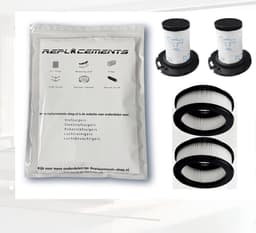 Replacements® filter set geschikt voor Rowenta X-Force Flex 11.6 12.6 14.6 15.6 - ZR009007 - 4 stuks — thumbnail 5