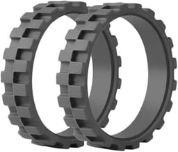 Reservebanden en voorwiel - banden - compatibel met Roomba 500, 600, 700, 800, 900, e, i, s - Vervanging voor zijwiel van uw robot - reserveonderdeel voor iRobot Roomba — thumbnail 2