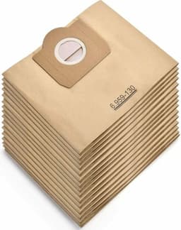 15 Pack Stofzuiger Zakken voor Karcher 6.959-130.0 WD3 WD3P MV3 Nat & Droog Stofzuiger Vervangende Papieren Filter Zakken, tas voor Karcher WD3 Premium Accessoires Onderdelen — thumbnail 1